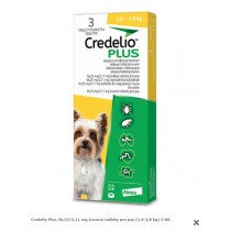 Credelio Plus 56,25/2,11 mg žuvacie tablety pre psy (1,4-2,8 kg) 3 tbl.